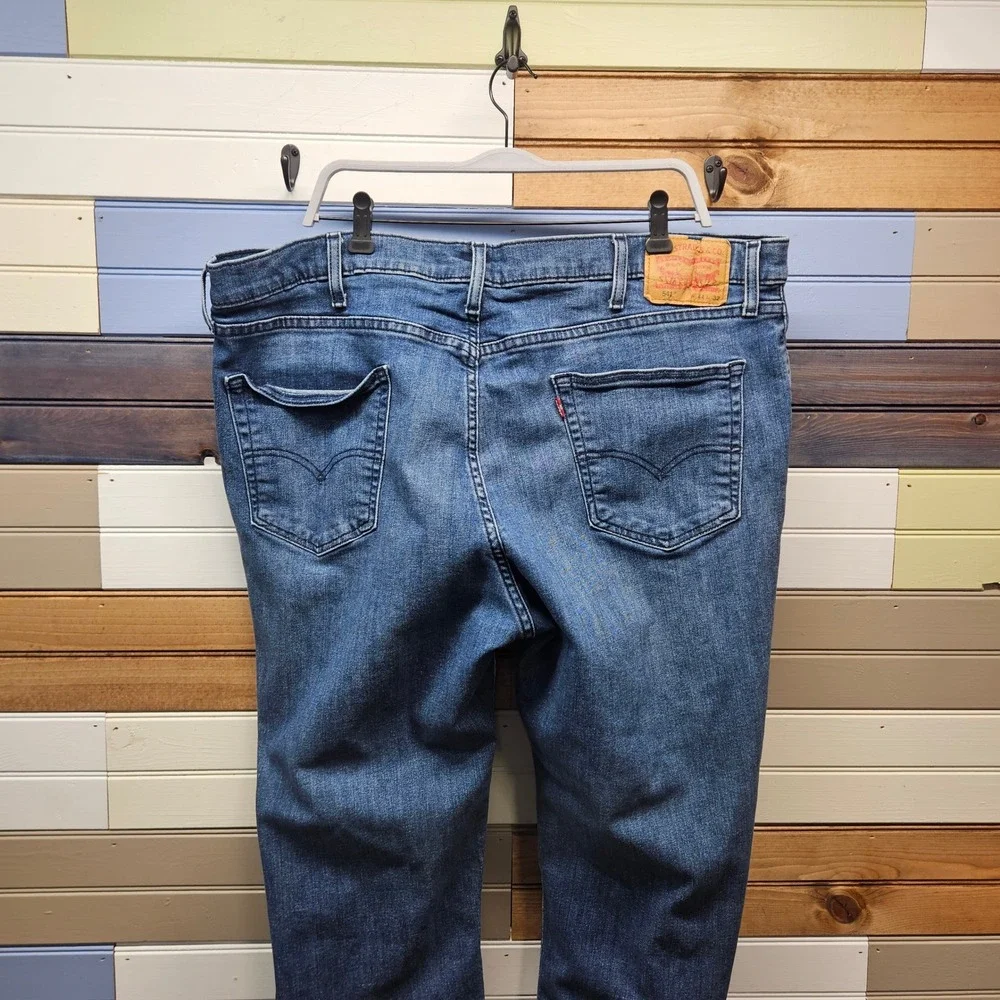 Levis 541 Athletic Taper Mens Blue Denim Jeans W44 L32 Medium Wash 185/112C